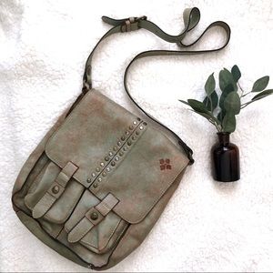 Patricia Nash Armeno Distressed Messenger Bag